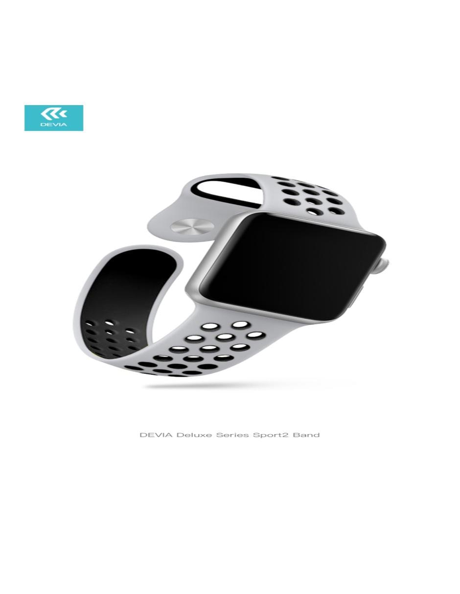 Correa Extensible Apple Watch Sport con Orificios 42mm 44mm 2