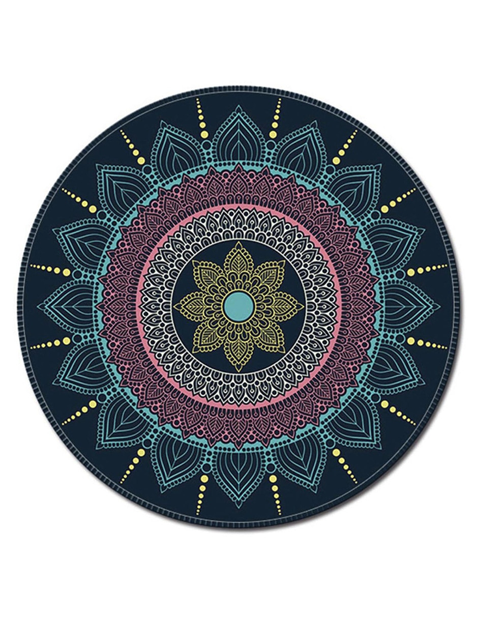 Mouse Pad Mandala azul medio