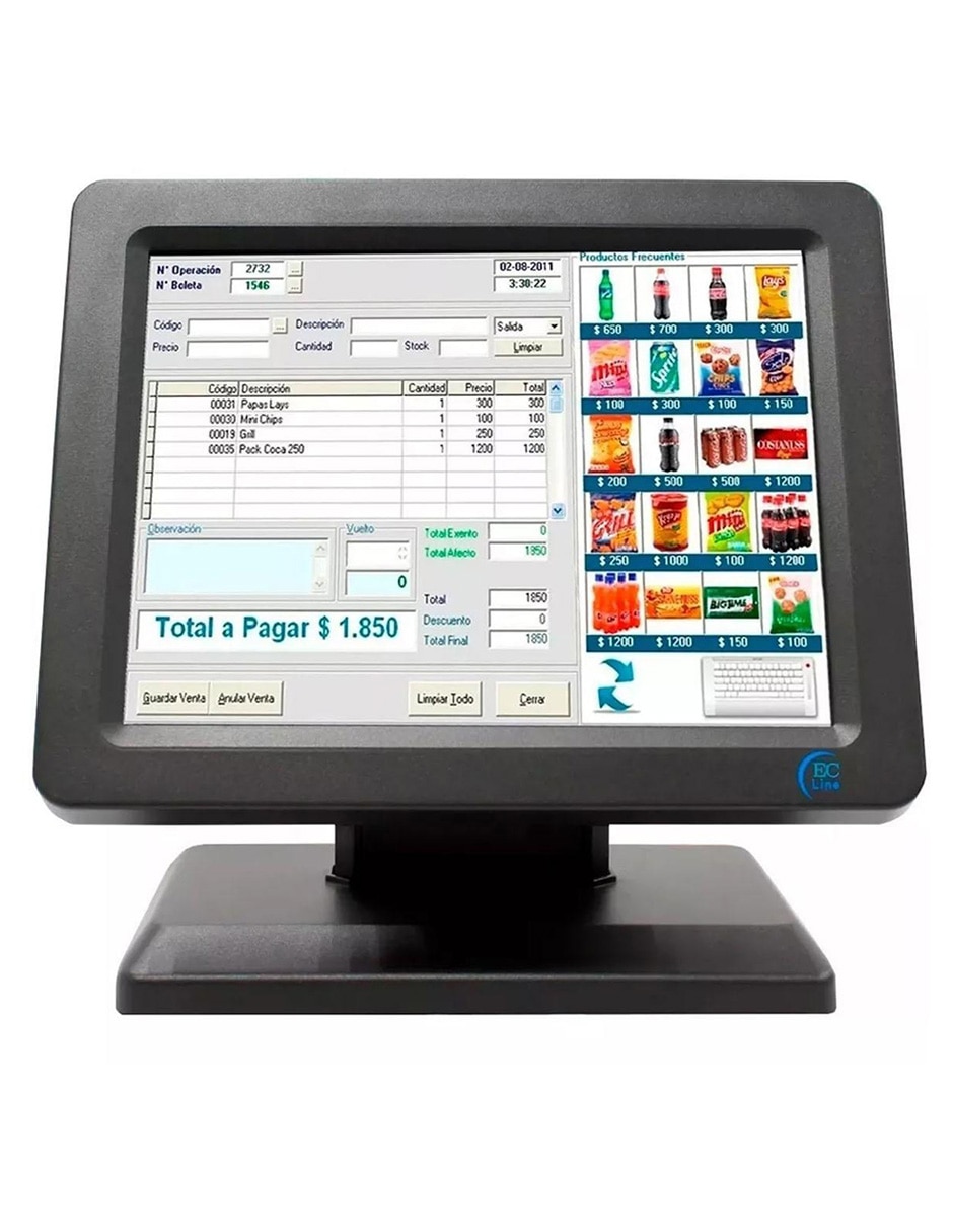 Monitor EC LINE TS-1210 Touch 12 