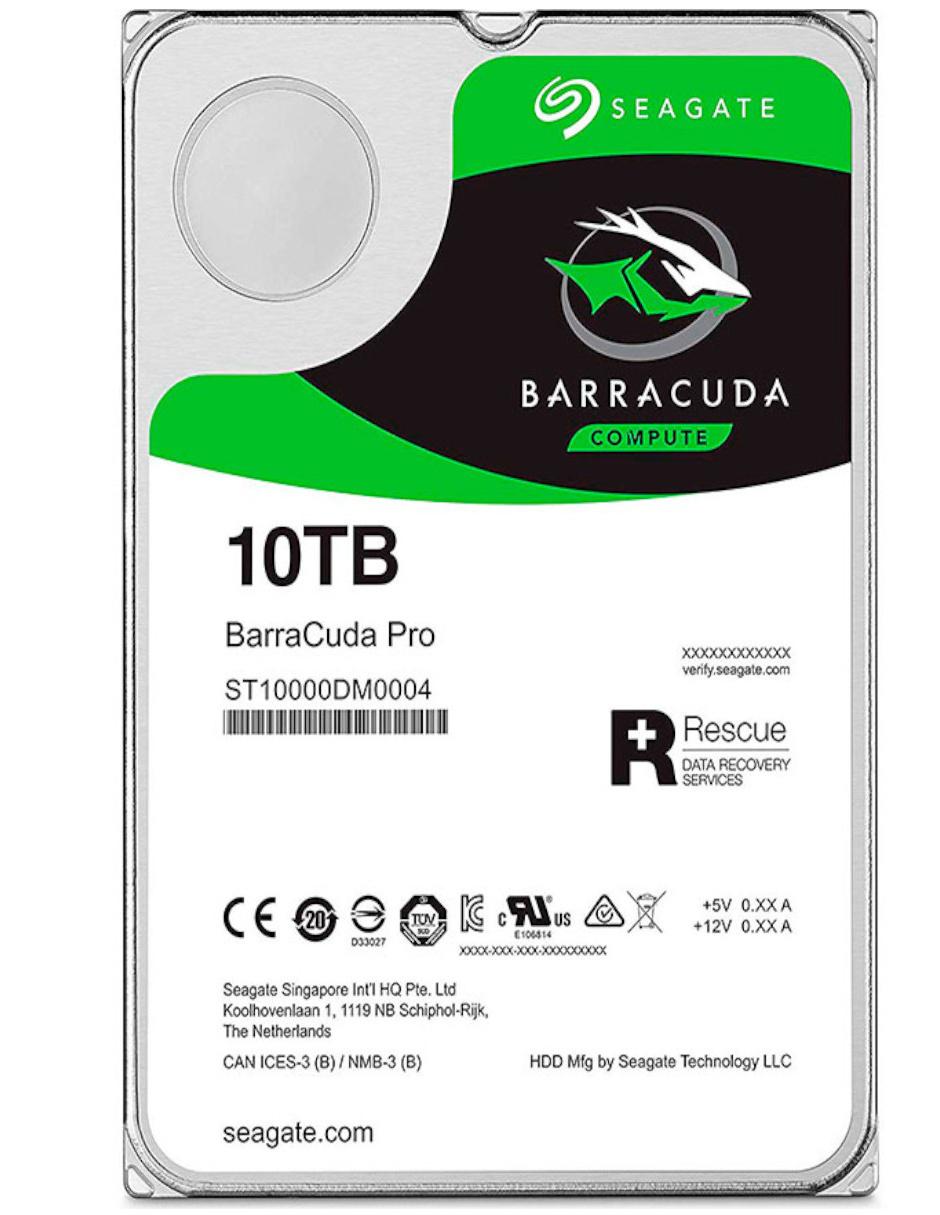 Disco Duro Interno 10TB Barracuda Pro 3.5 2
