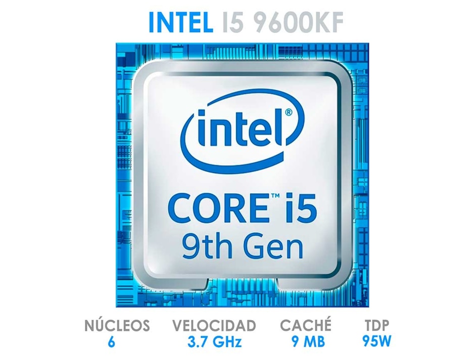 Procesador I5 9600KF 3.70 GHz 9MB Cache Socket 1151 2