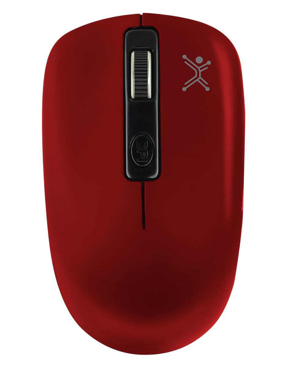 mouse rojo inalambrico