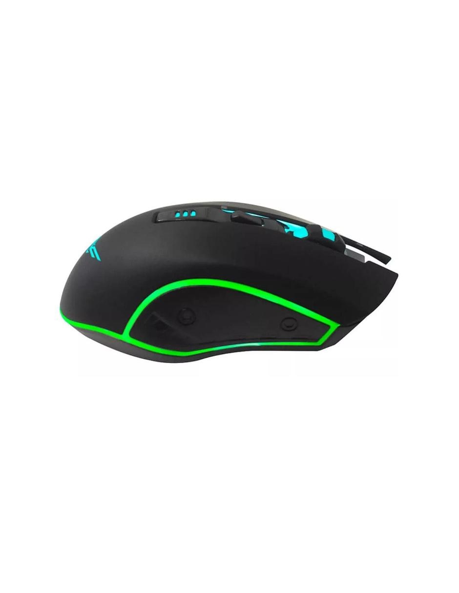 Mouse Gamer Horus USB 3200dpi RGB negro NA-0937 3