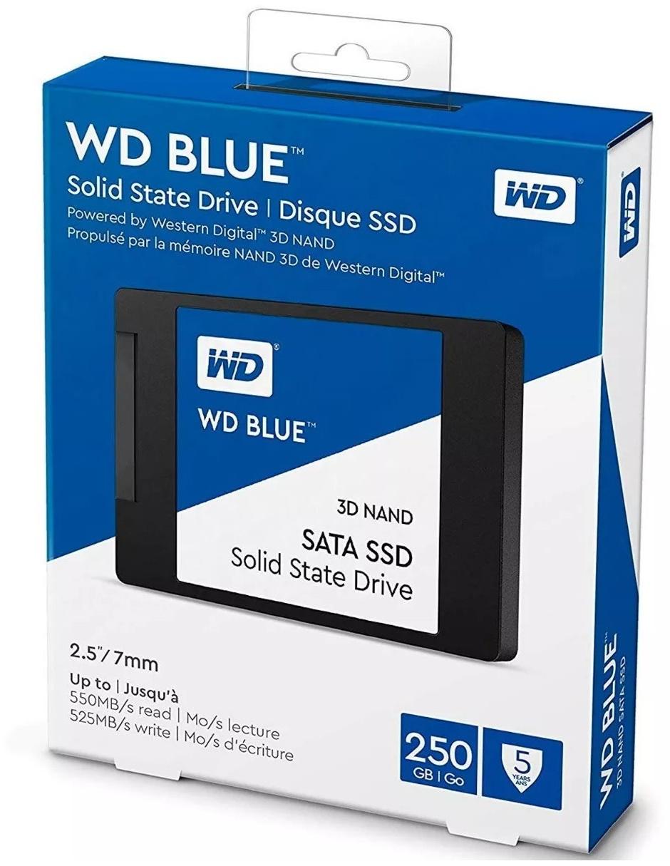 SSD 250GB Estado Solido Western Digital Blue 2.5 WDS250G2B0A