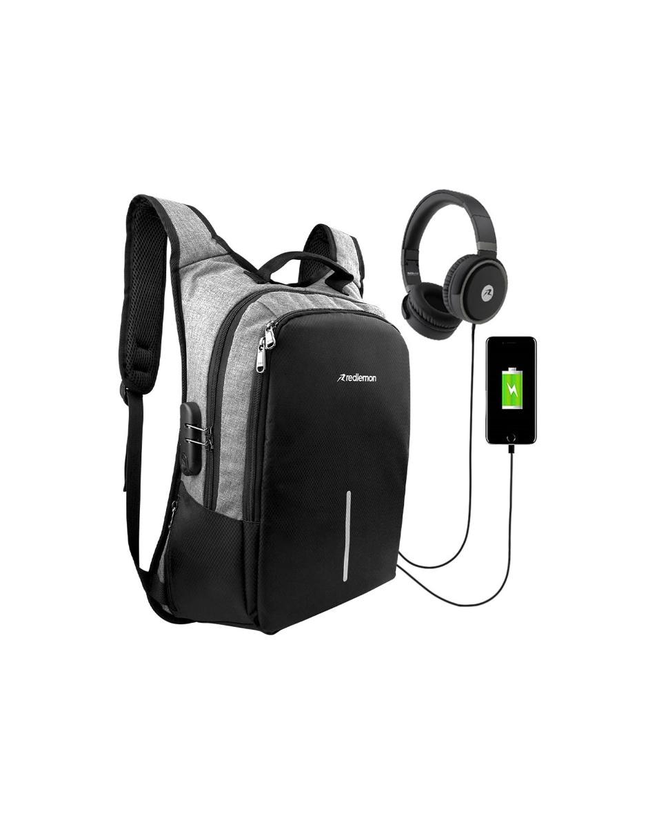 redlemon mochila antirrobo