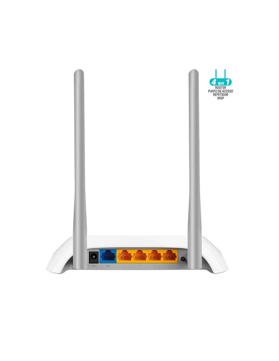 Router Inalámbrico TP-Link TL-WR840N N300 2.4GHz 802.11n 300Mbps 3