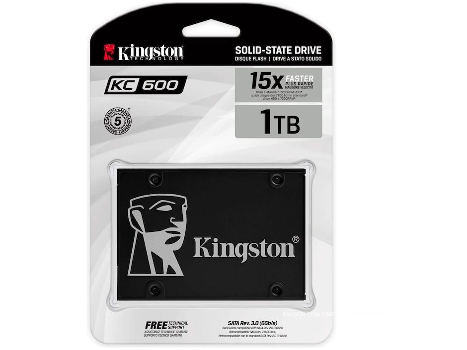 Unidad SSD capacidad 1 TB 3