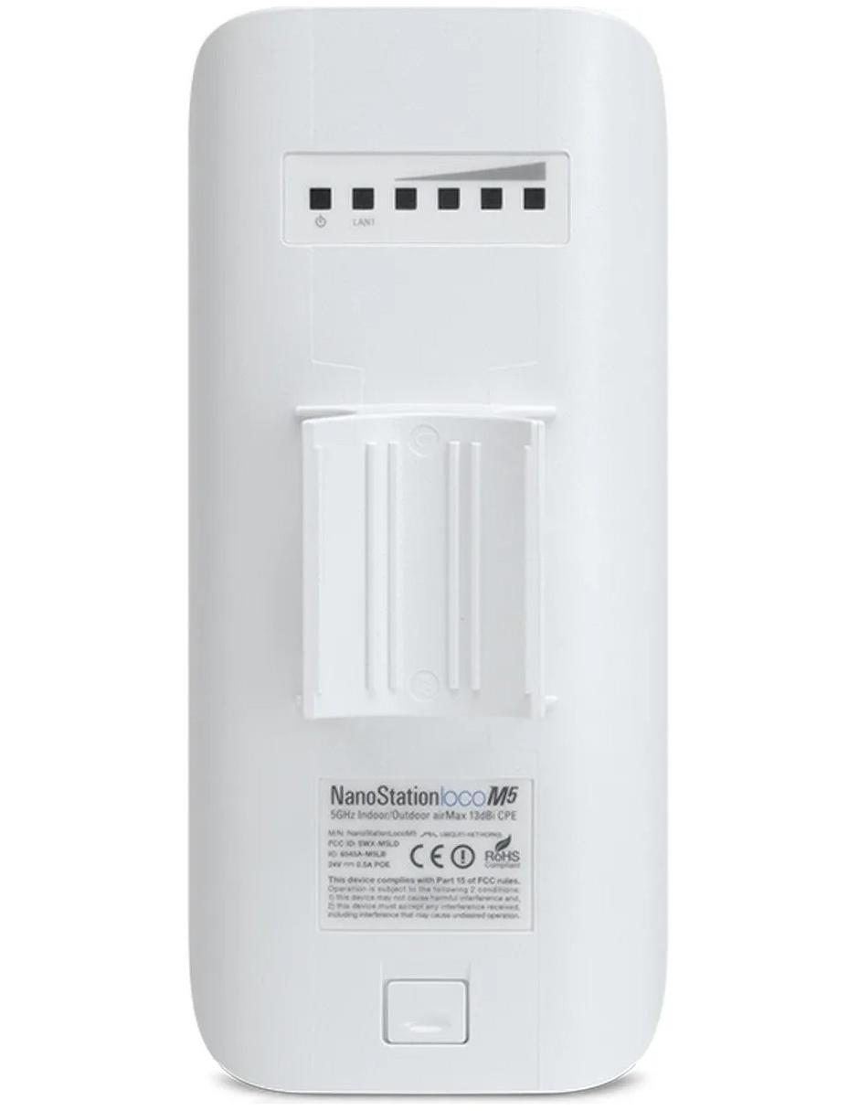 Antena CPE Loco M2 Nano Station 2.4Ghz 8dBi PoE 802.11n 5Km 150Mbps 2