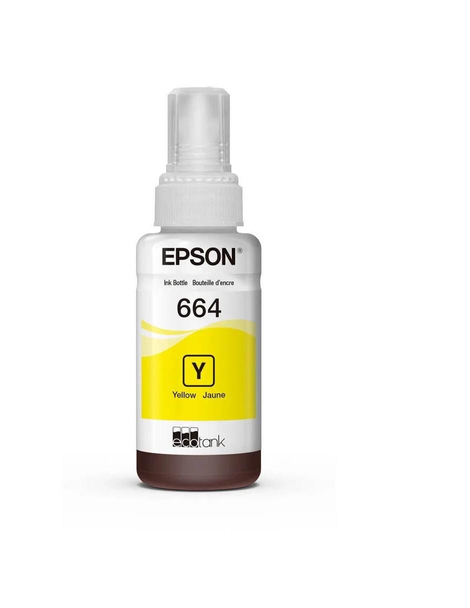 Bote Tinta Epson T664 amarillo L110 L120 L200 L210 L300 L310 L380 L350 L355  L390 L495 L555 L575 L1300 en Liverpool