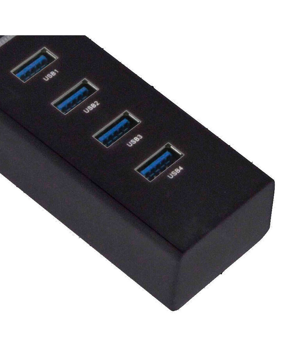 Mini Hub 3.0 con 4 puertos USB con LED 18-3510 5