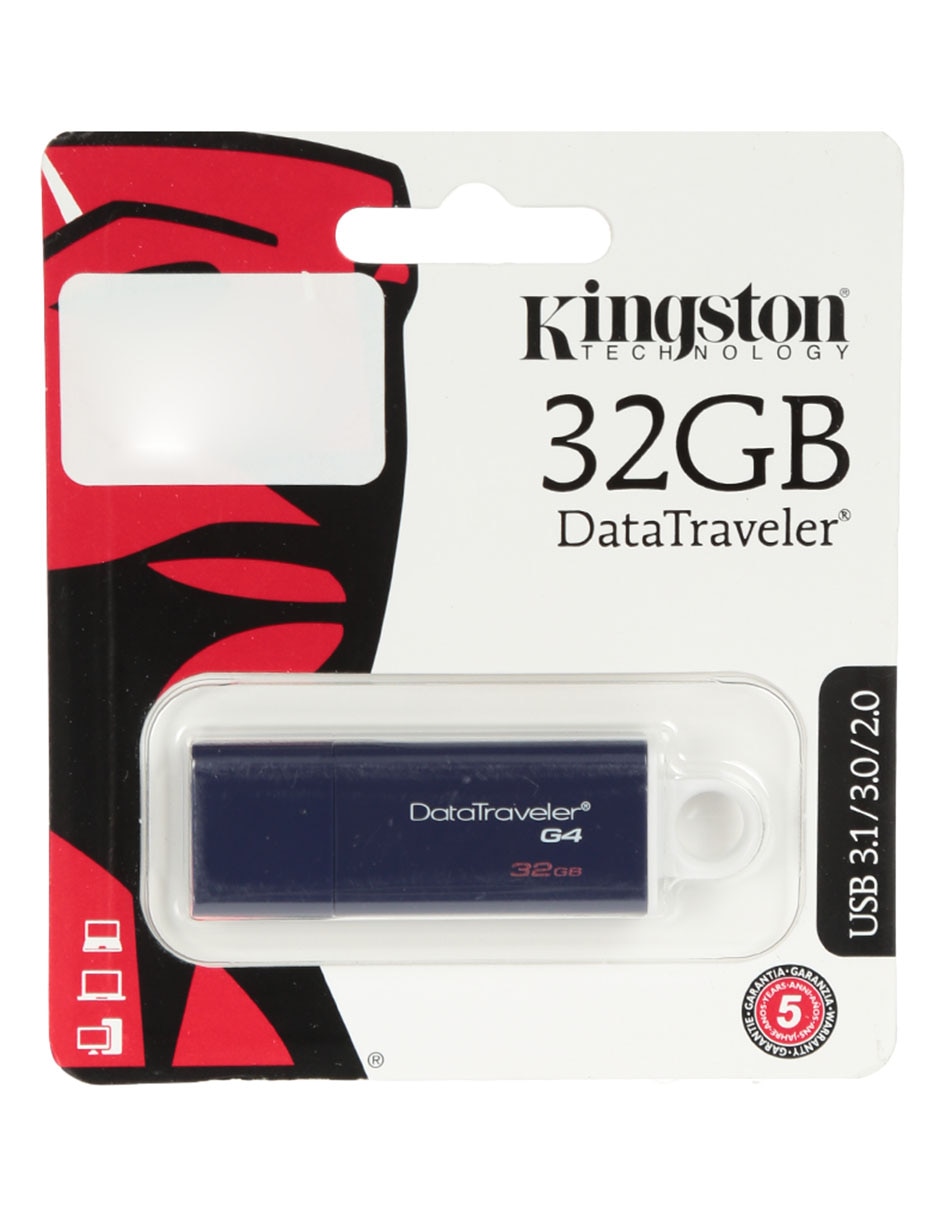 gastos generales Doméstico derivación USB 32 GB Kingston DTIG4AZ-32GB | Liverpool.com.mx