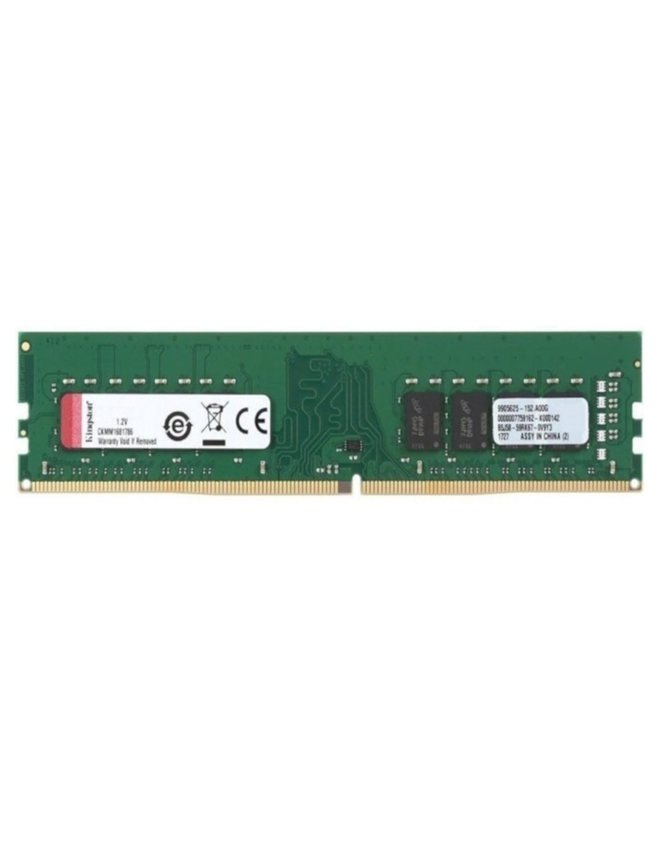 Cintura Distribución Cantidad de dinero Memoria RAM DDR4 8GB 2666MHz Kingston Value KVR26N19S8/8 | Liverpool.com.mx