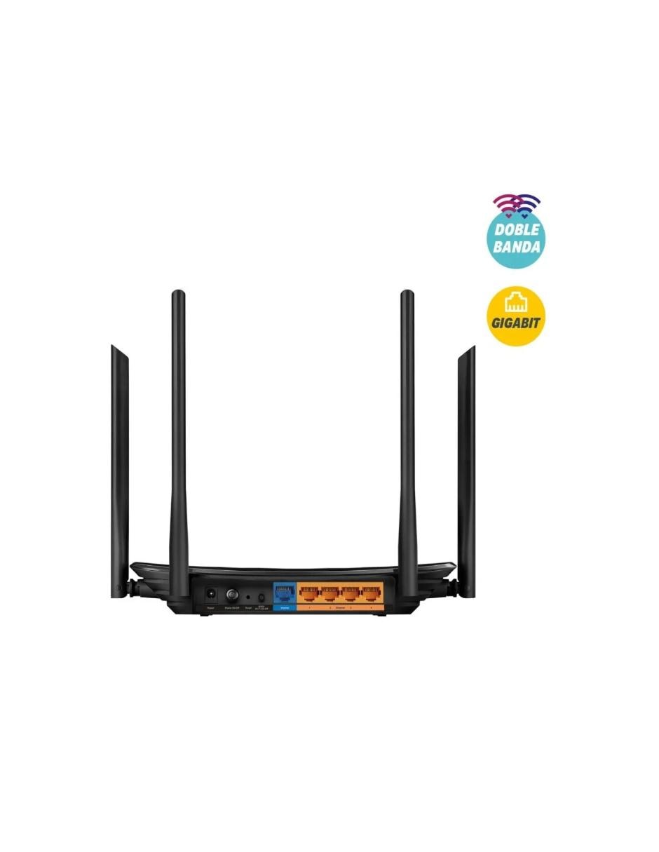 Router Inalámbrico Archer C6 AC1200 Dual Band 802.11ac 1200Mbps 3