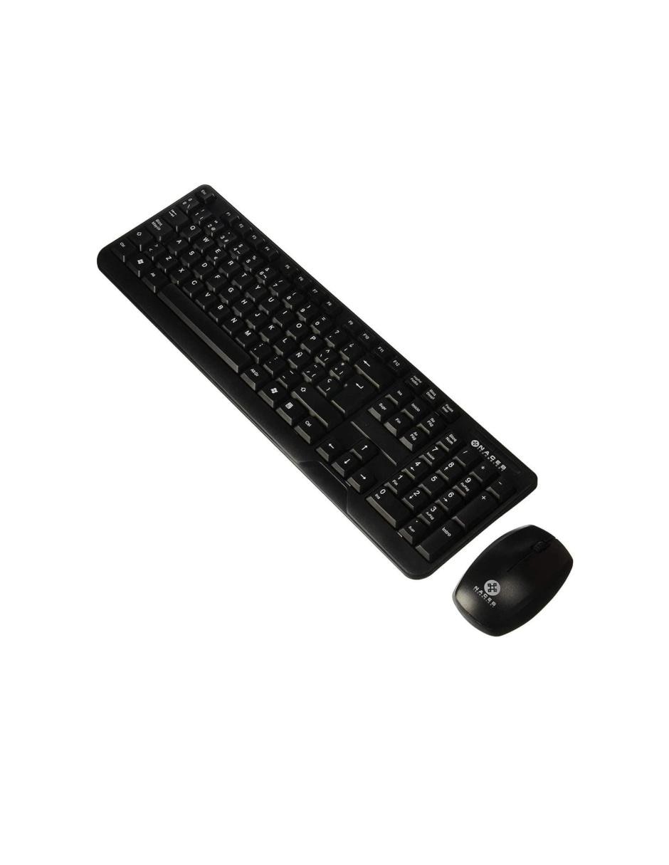 Set Teclado y Mouse NA-426 Inalámbrico USB