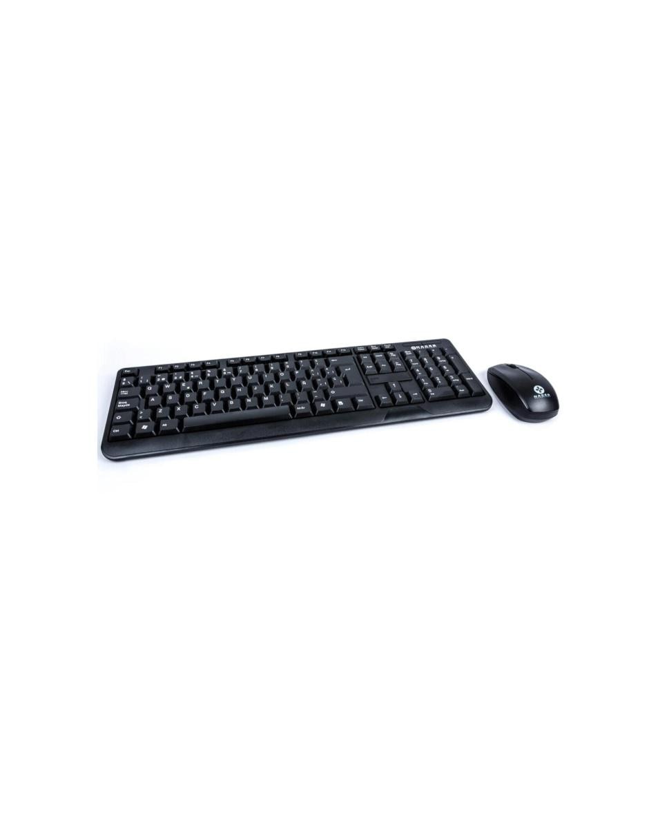 Set Teclado y Mouse NA-426 Inalámbrico USB 2