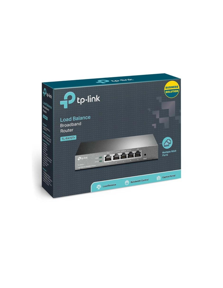 Router Balanceador de Carga TP-Link TL-R470T + WAN LAN 1000 Sesiones 802.3x 3