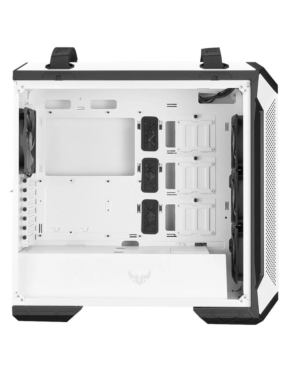 Gabinete Gamer TUF GT501 RGB Cristal Templado blanco 3