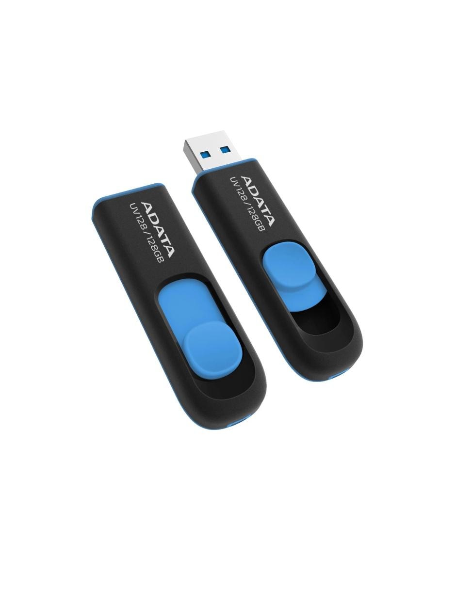 Memoria USB 128GB 3.1 UV128 Retráctil Flash Drive azul AUV128-128G-RBE 3