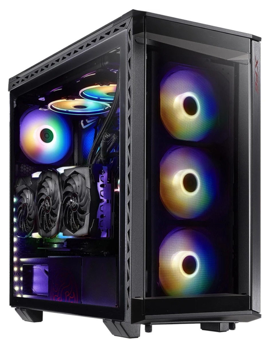 Gabinete Gamer Battlecruiser Cristal Templado ARGB negro BATTLECRUSIER-BKCWW Gabinete Gamer Battlecruiser Cristal Templado ARGB negro BATTLECRUSIER-BKCWW