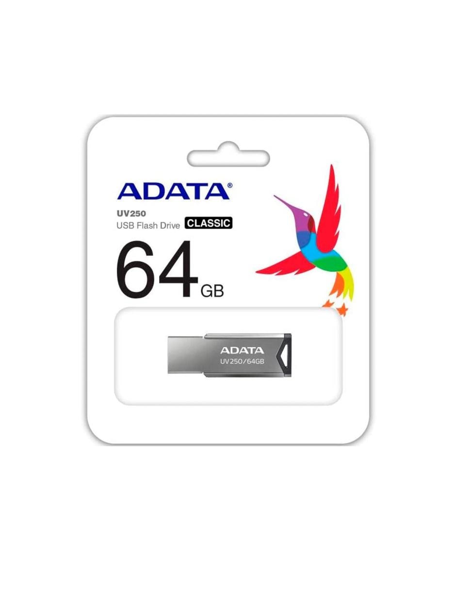 Memoria USB 64 GB UV250 2.0 Flash Drive Metálica AUV250-64G-RBK 2