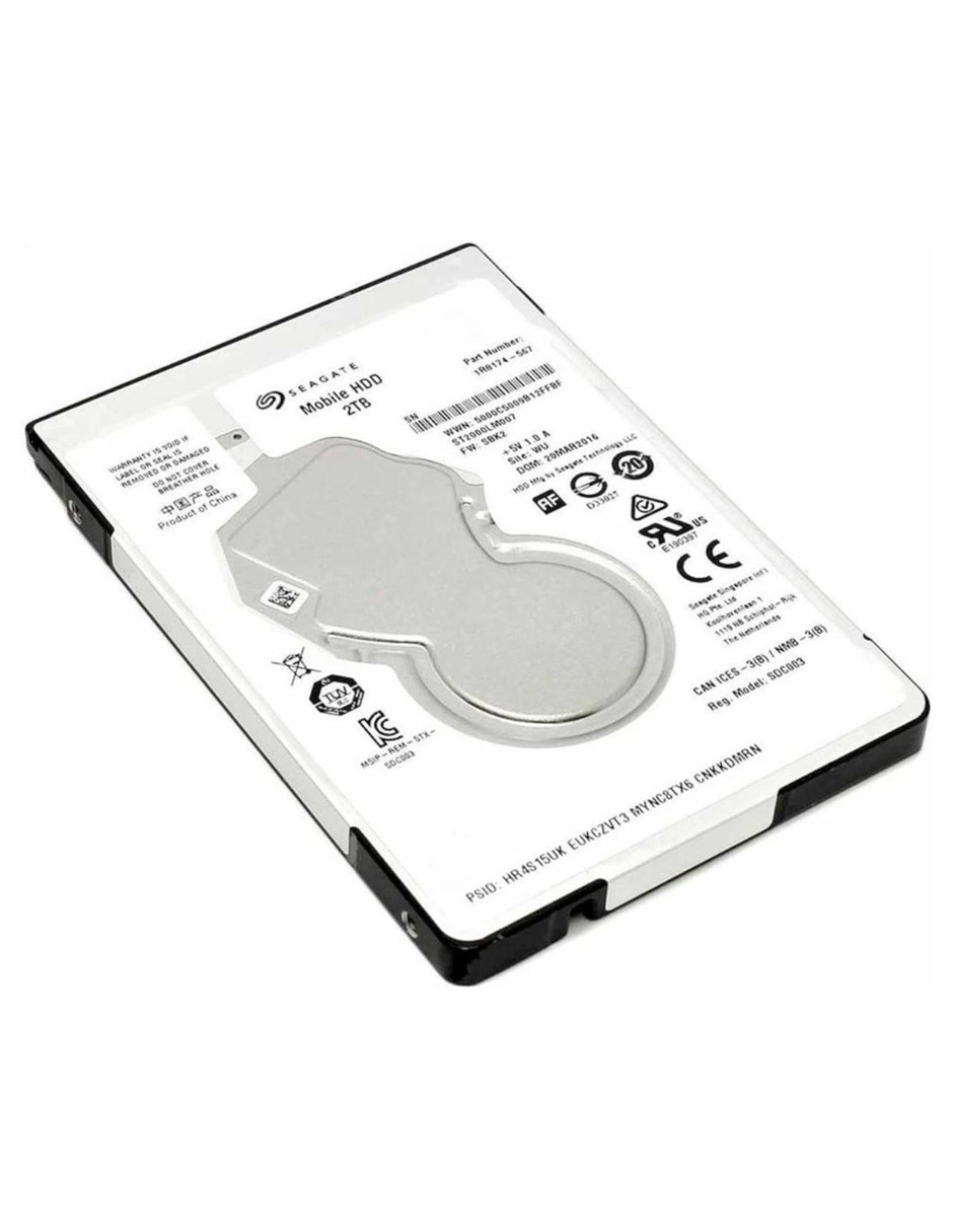 Disco Duro 2TB Laptop Mobile 5400RPM 2.5 128MB SATA ST2000LM007 2