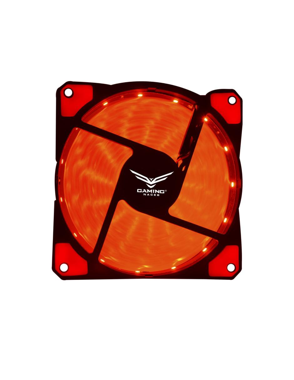 Ventilador Gamer NA-0920 12V 120mm LED rojo NA-0920R Ventilador Gamer NA-0920 12V 120mm LED rojo NA-0920R