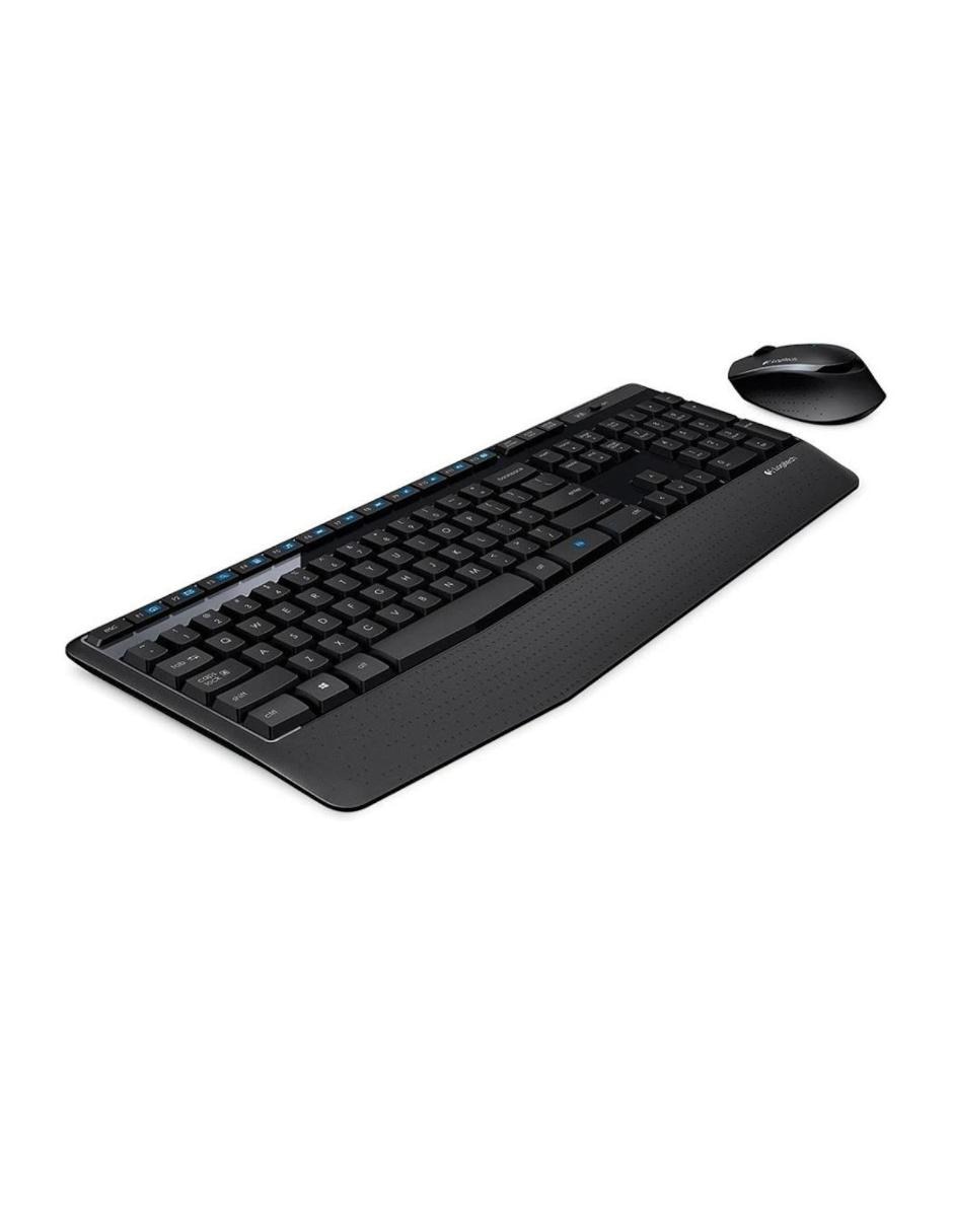 Set Teclado Mouse MK345 Inalámbrico USB negro 920-007820 2