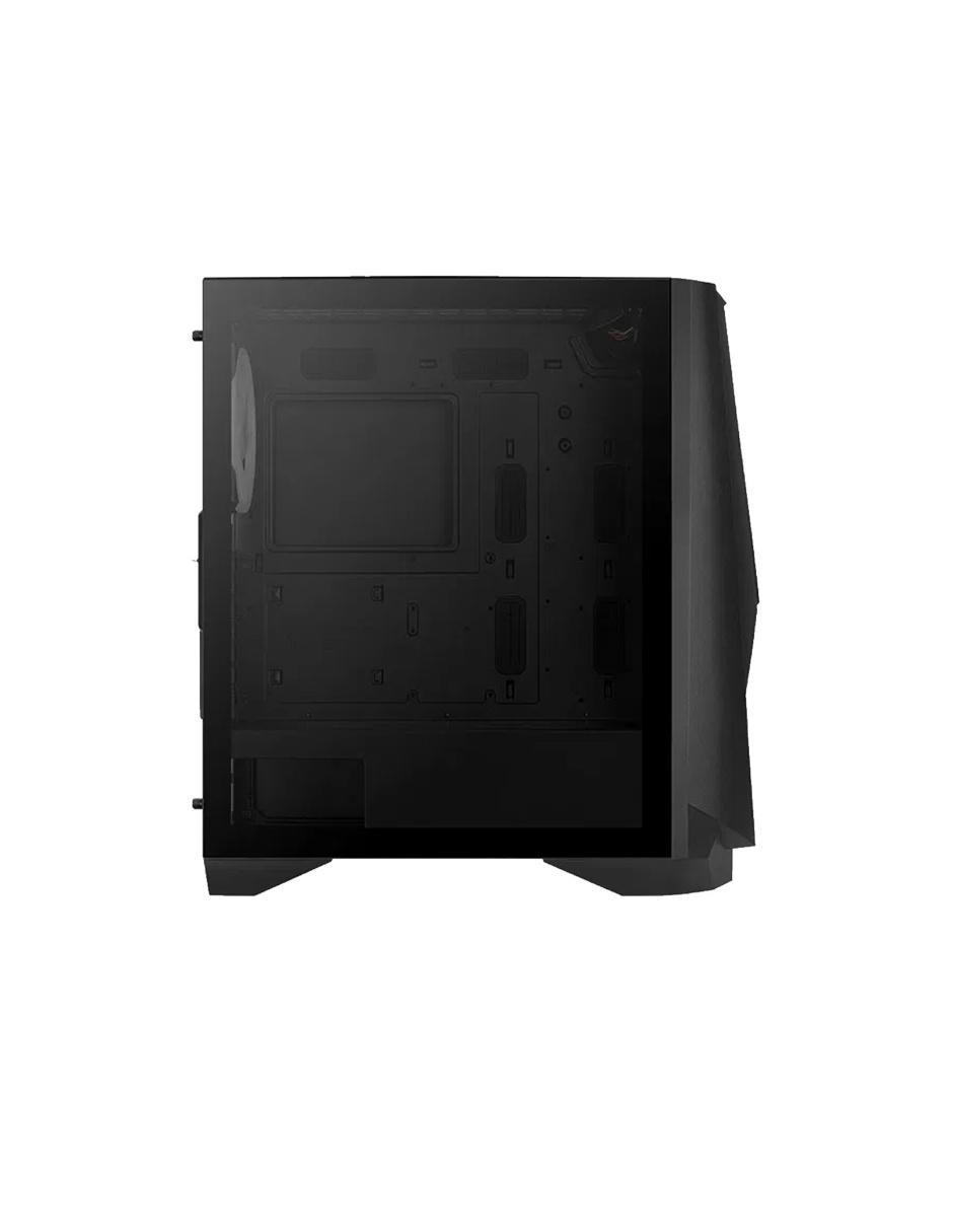Gabinete Gamer Visor RGB Cristal Templado negro 2