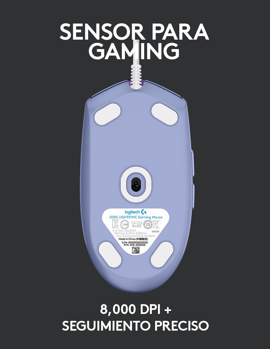 Mouse Gamer inalámbrico G203 4