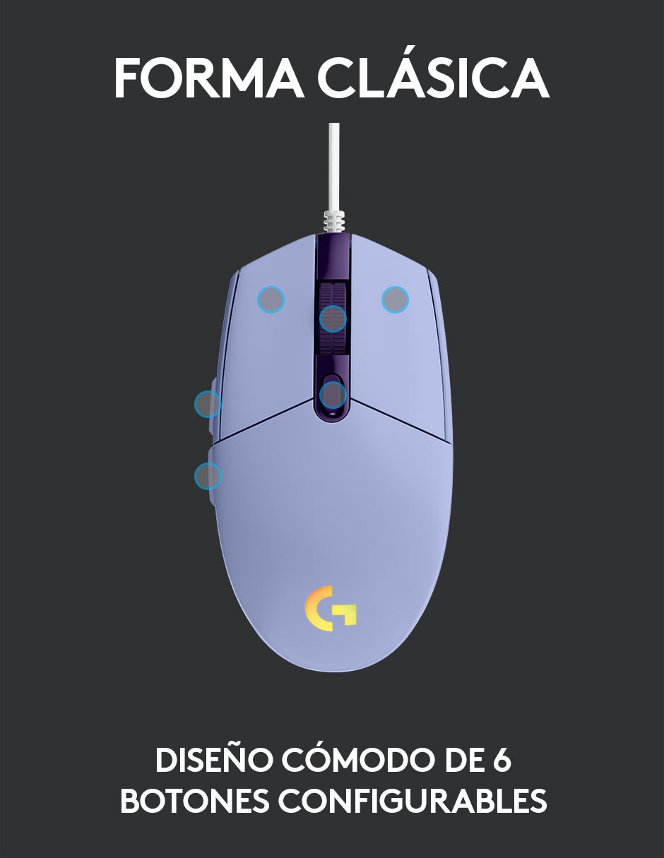 Mouse Gamer inalámbrico G203 5