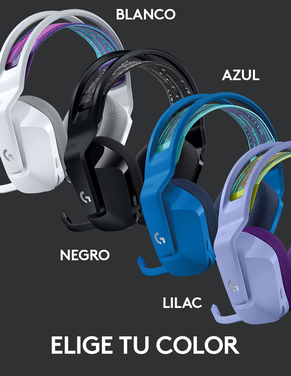 Audífonos Inalámbricos G733 negro 10