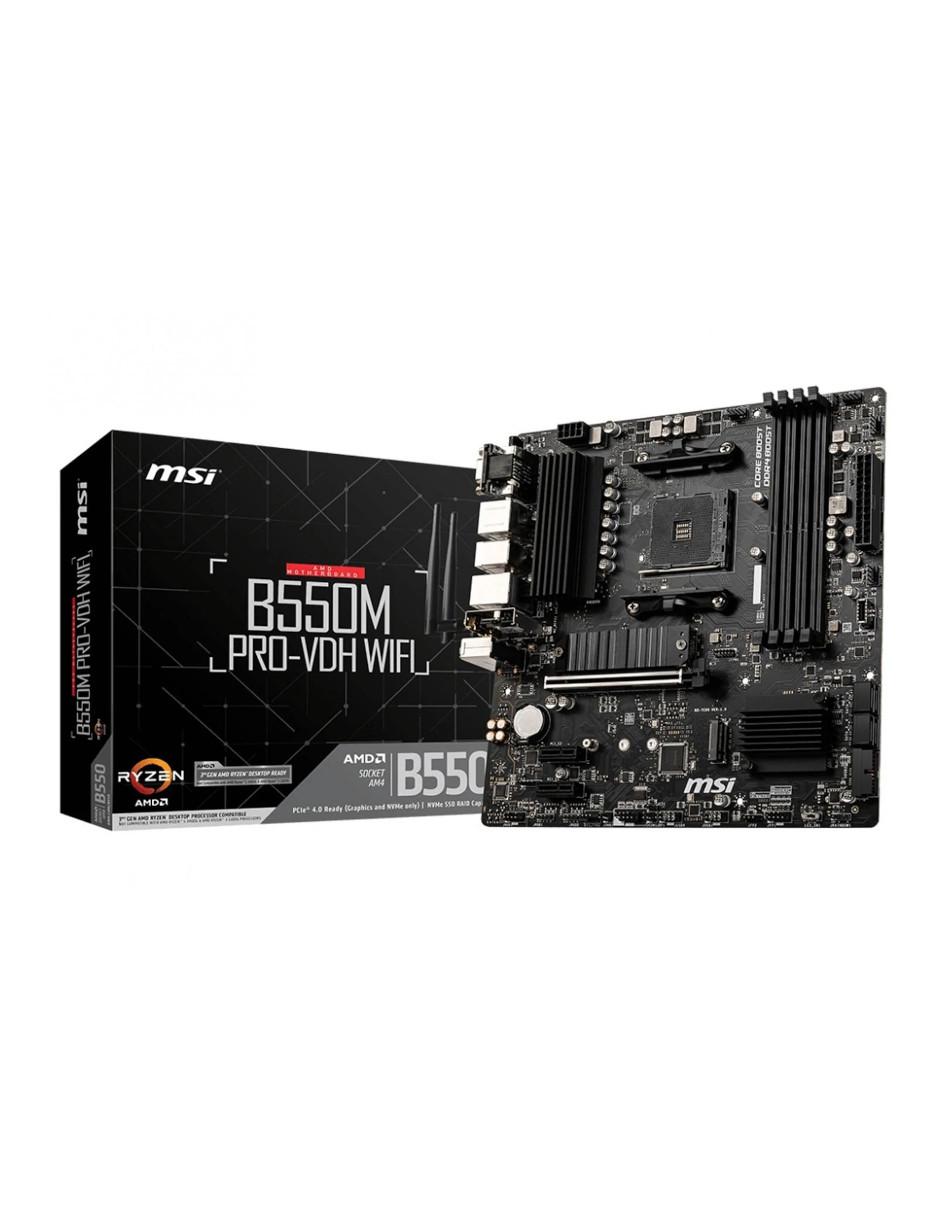 Tarjeta madre B550M PRO-VDH WIFI compatible con procesador AMD