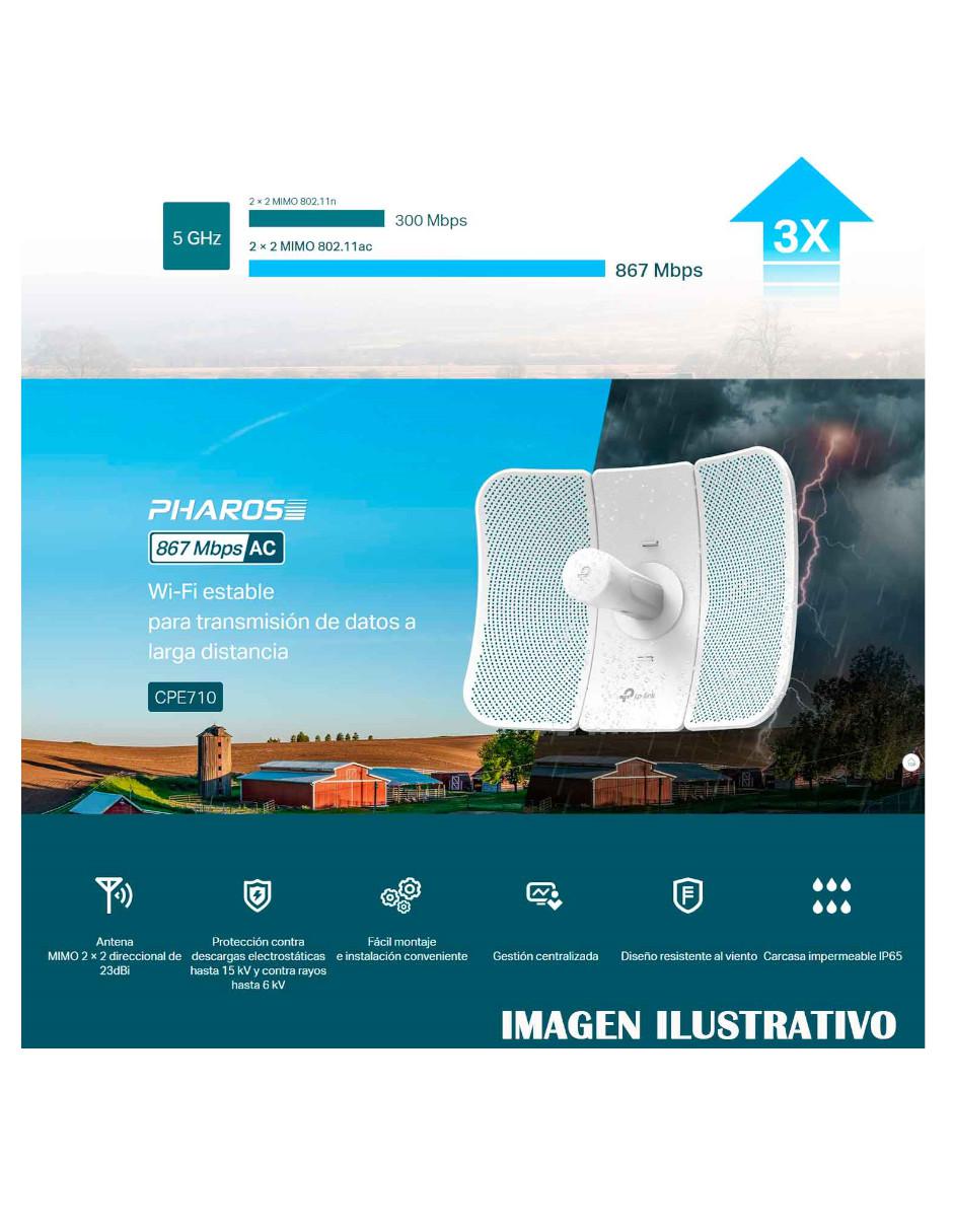 Access Point Exterior CPE710 5GHz 802.11AC 867Mbps 23dBi 2