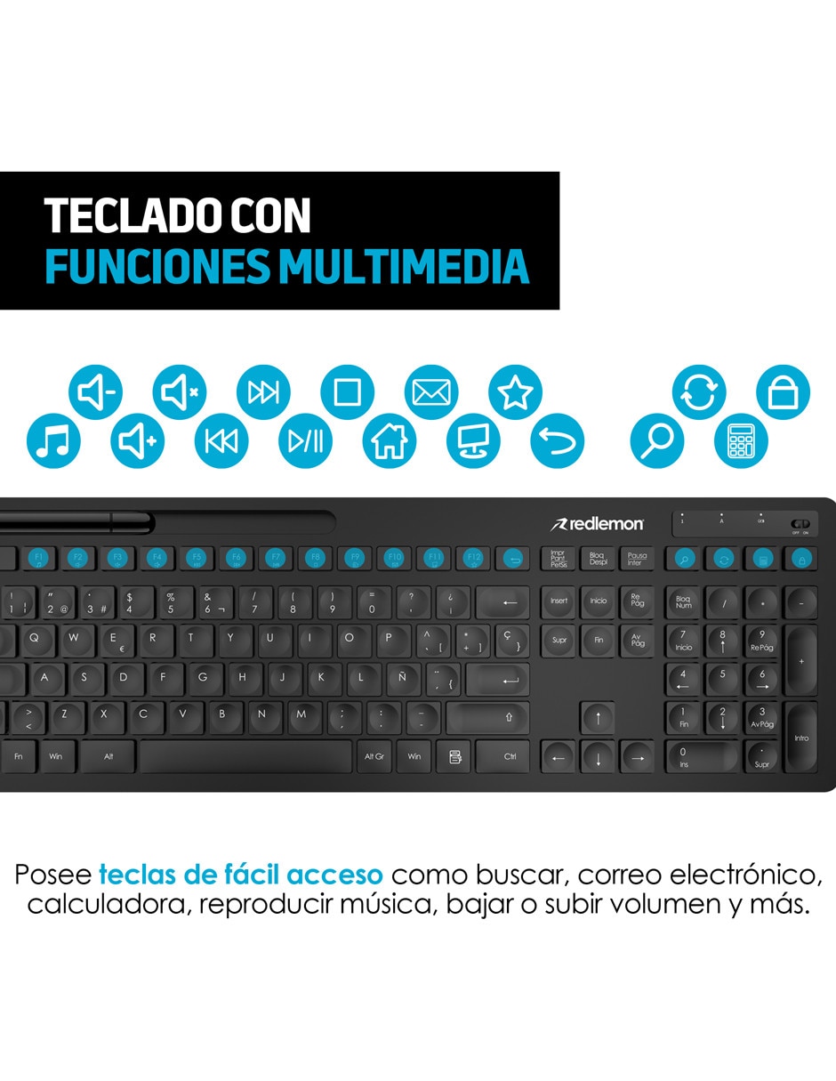 Teclado inalámbrico 79765 5