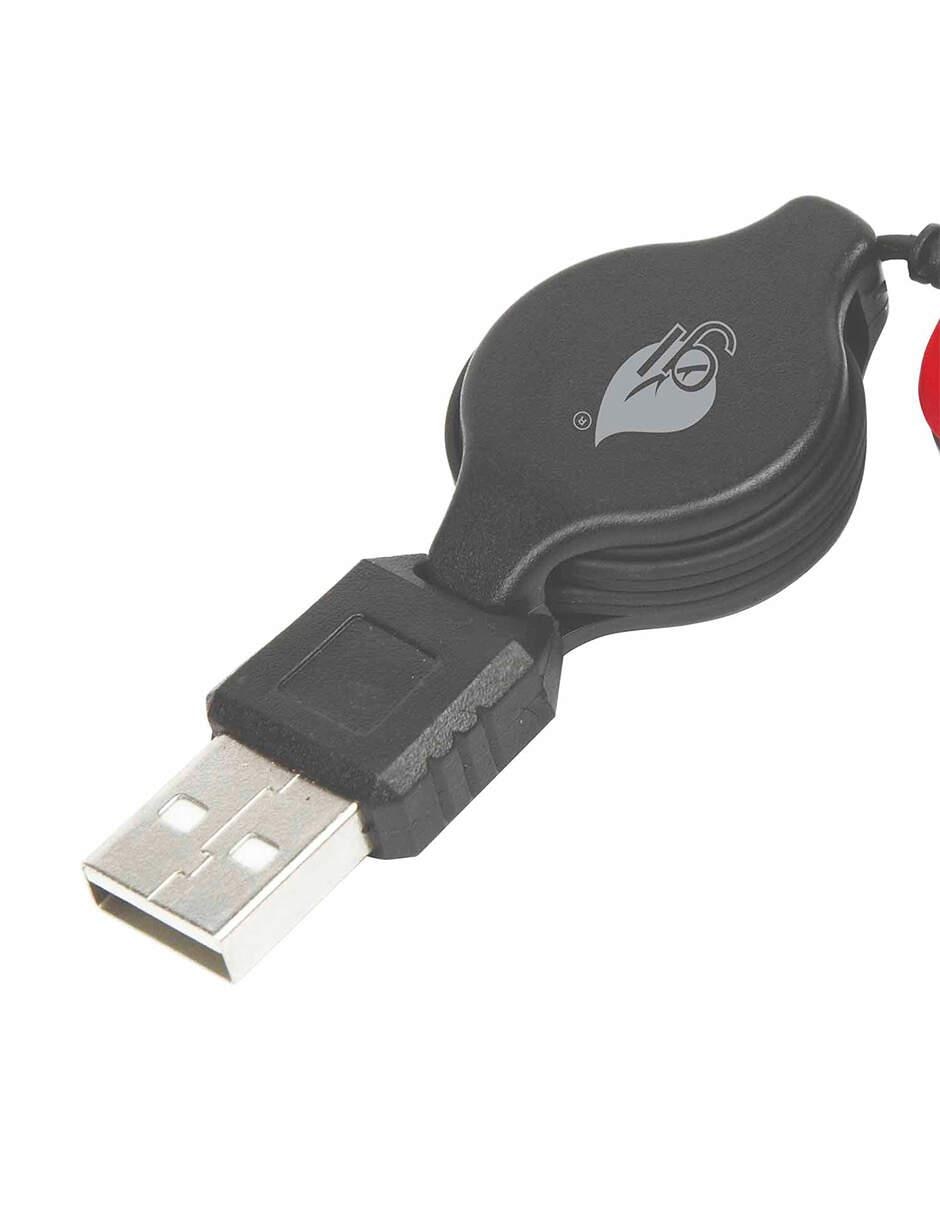Mouse Retráctil Green Leaf USB 800 dpis 3