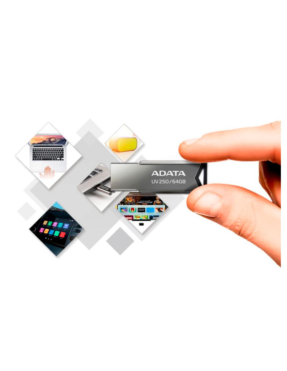 Memoria Flash UV250 16GB USB 2.0 (AUV250-16G-RBK) 2