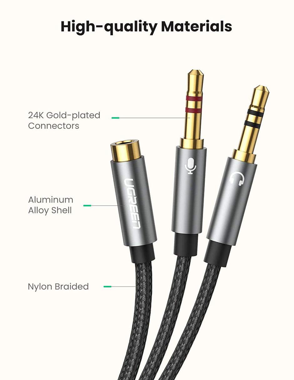 Cable Auxiliar 3.5 mm de 20 cm 3