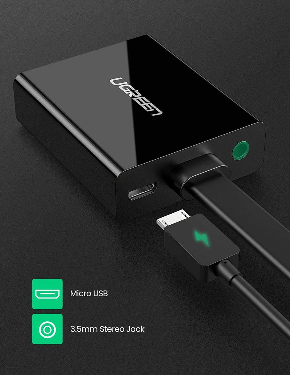 Cable USB A a VGA de 5 cm 6