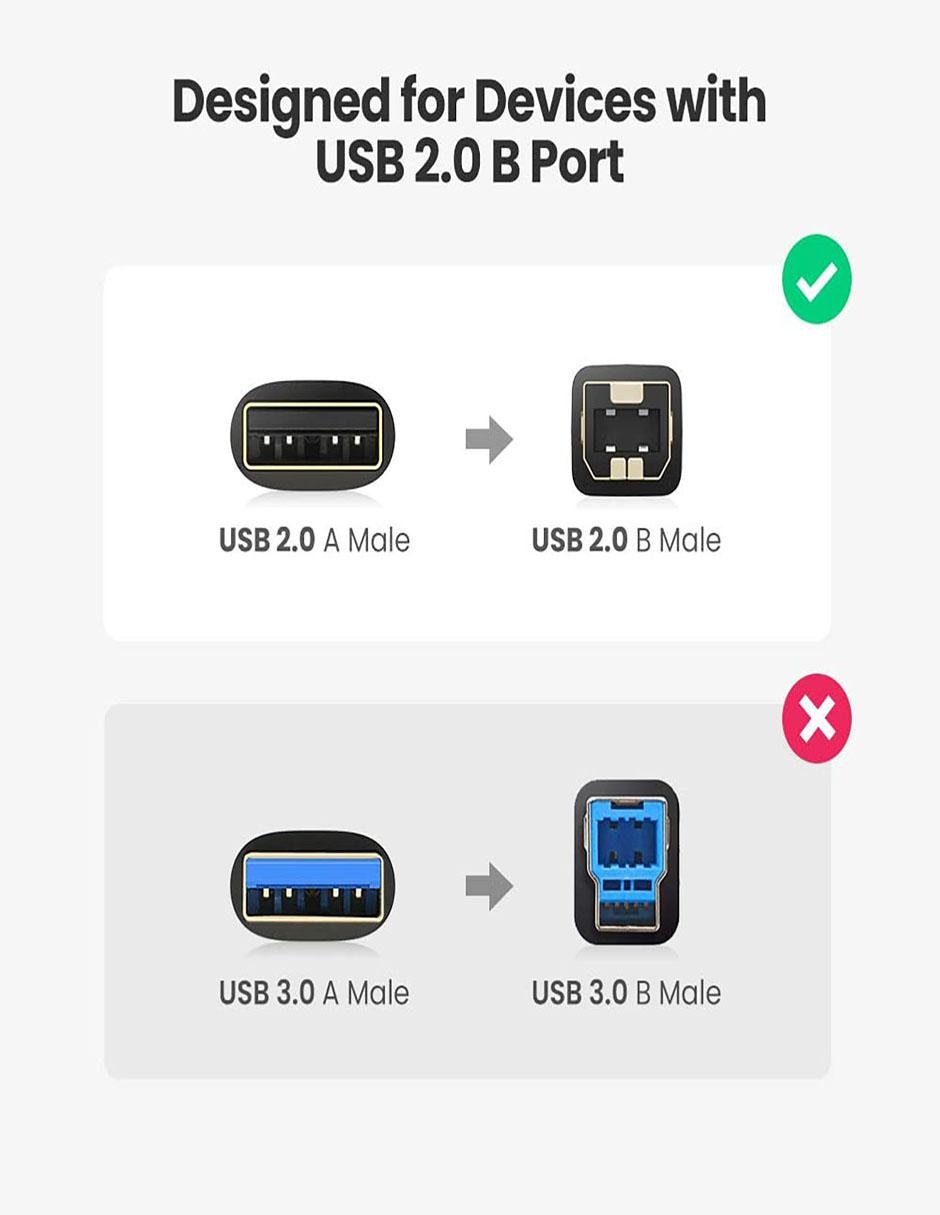 Cable USB A a USB B de 1.5 m 7