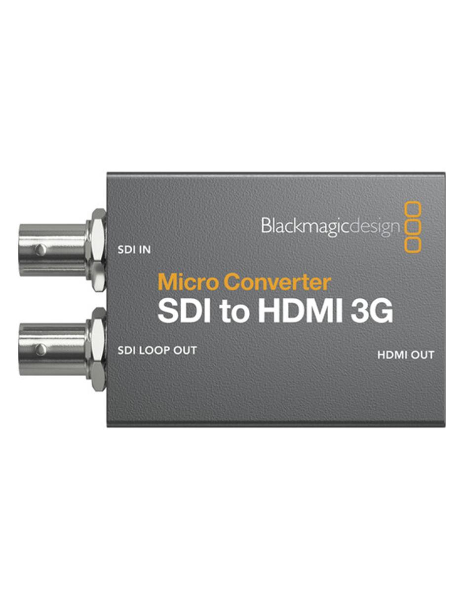 Micro Convertidor SDI a HDMI 3G con fuente Micro Convertidor SDI a HDMI 3G con fuente