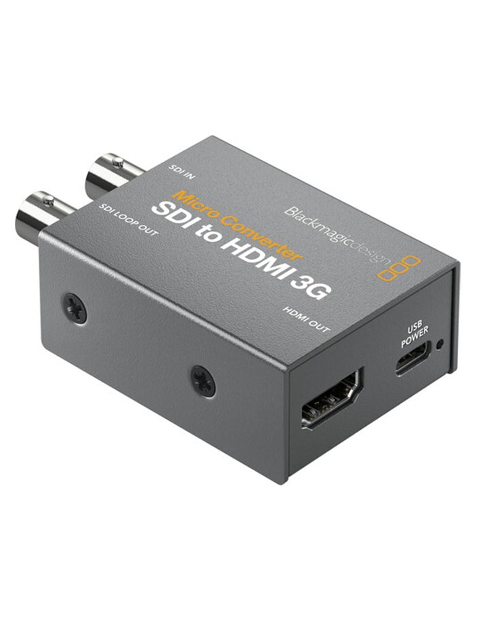 Micro Convertidor SDI a HDMI 3G con fuente 3