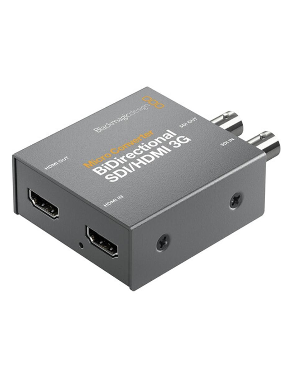 Micro Convertidor Bidireccional SDI/HDMI 3G con fuente 3