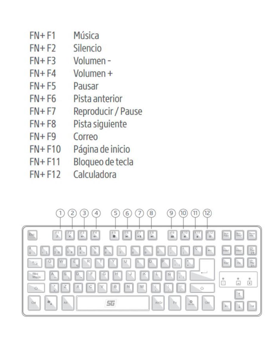 Teclado alámbrico Kb-503