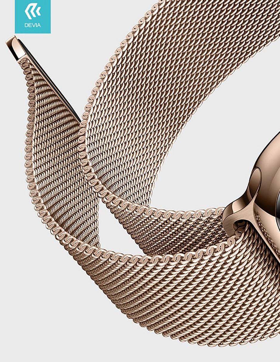 Correa extensible Apple Watch Metálica Milanese 42mm 44mm 6