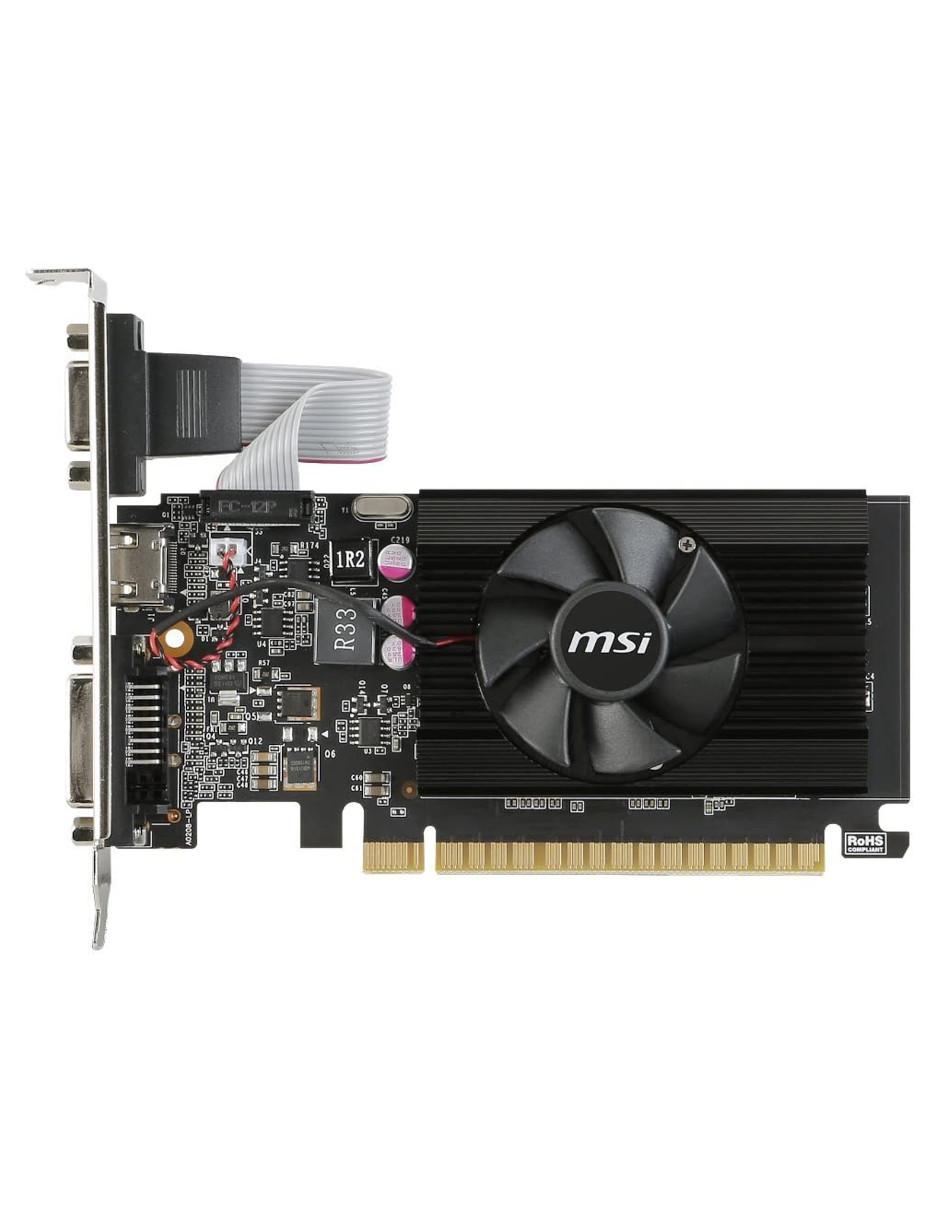 Tarjeta de Video Nvidia GeForce GT 710 2GD3 LP 2GB GDDR3 2