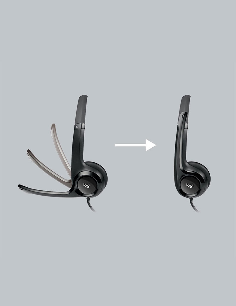 Audífonos de diadema Headset H390 alámbricos 19