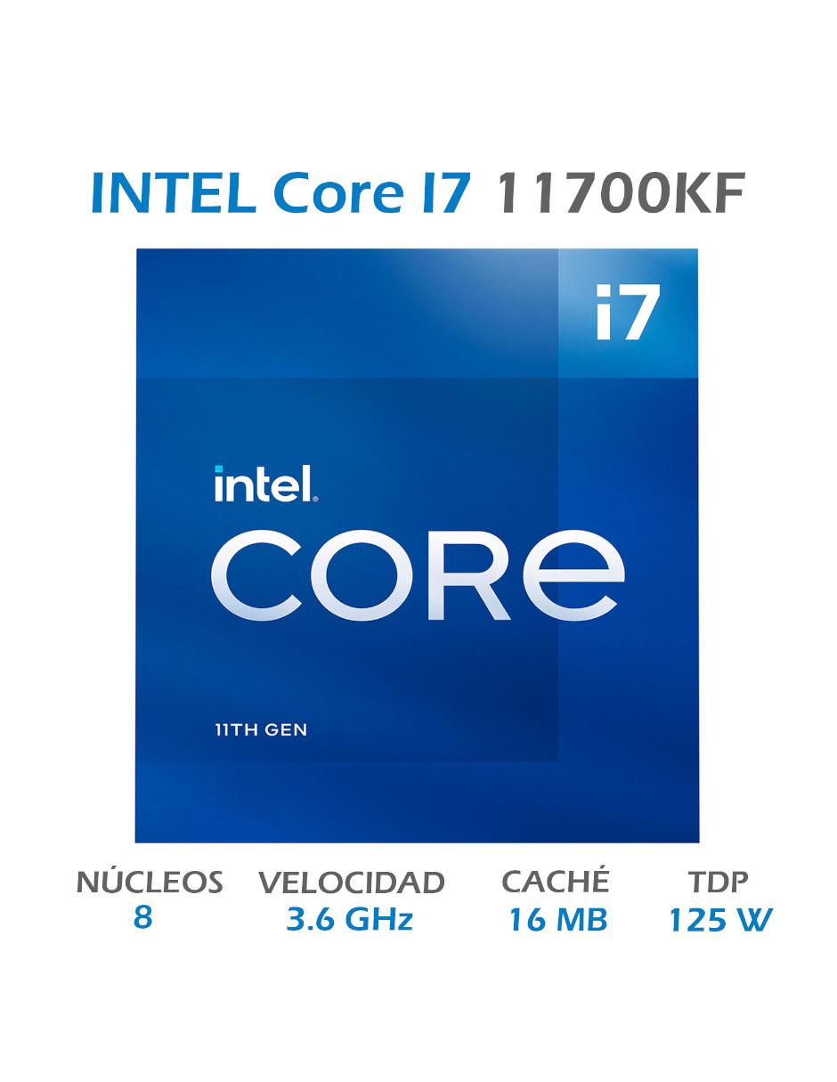Procesador Core i7 11700KF 3.60GHz 8 Core 1200 BX8070811700KF 2
