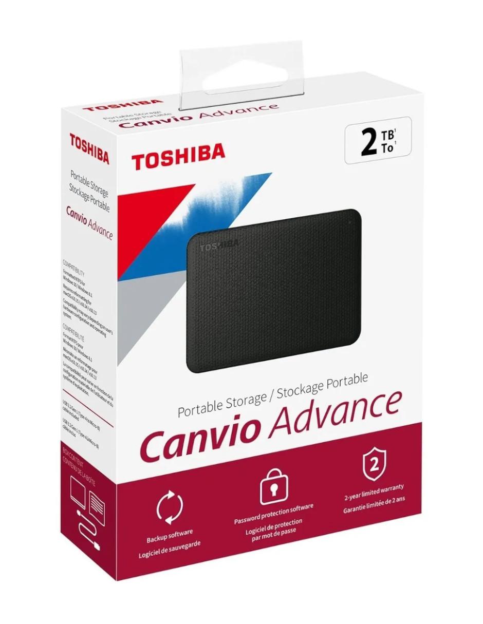 Disco duro externo Toshiba capacidad 4 TB