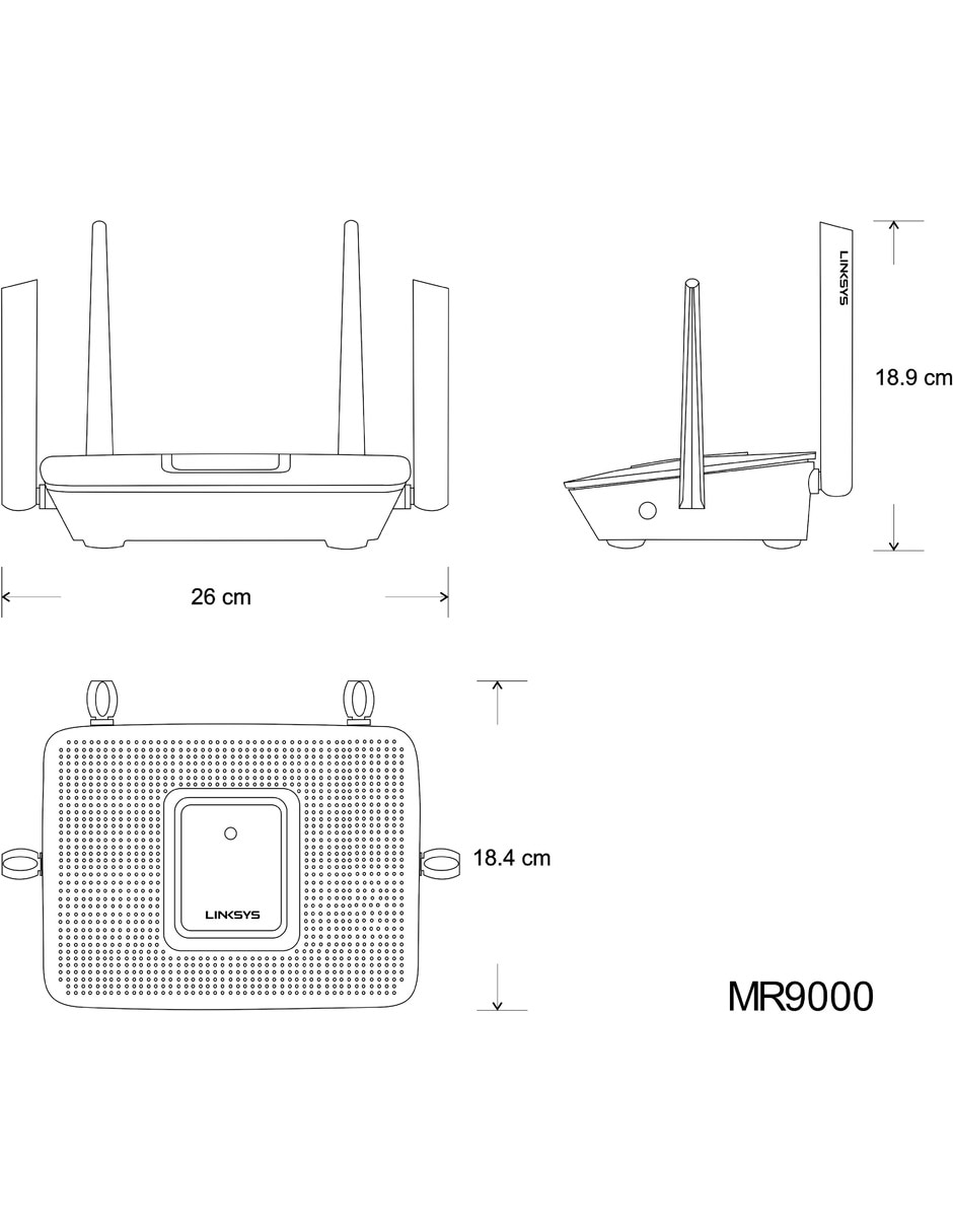 Router Inalámbrico MR9000 6