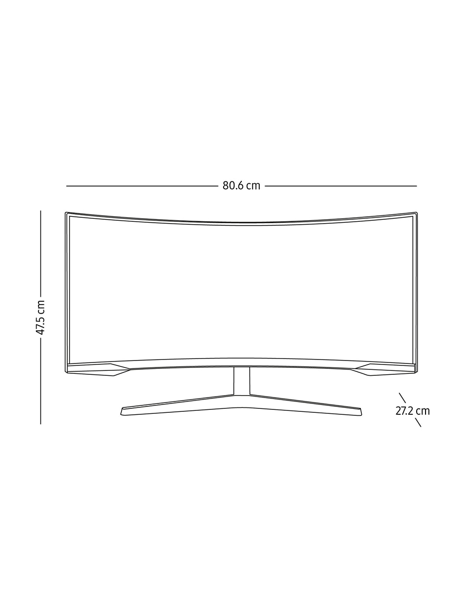 Monitor gamer standard full HD 34 pulgadas LC34G55TWWLXZX 5